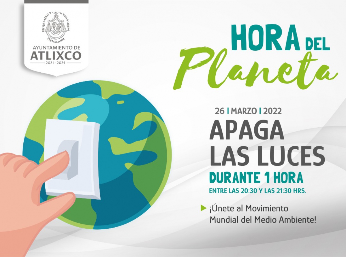 Participa apagando la luz en la hora del planeta